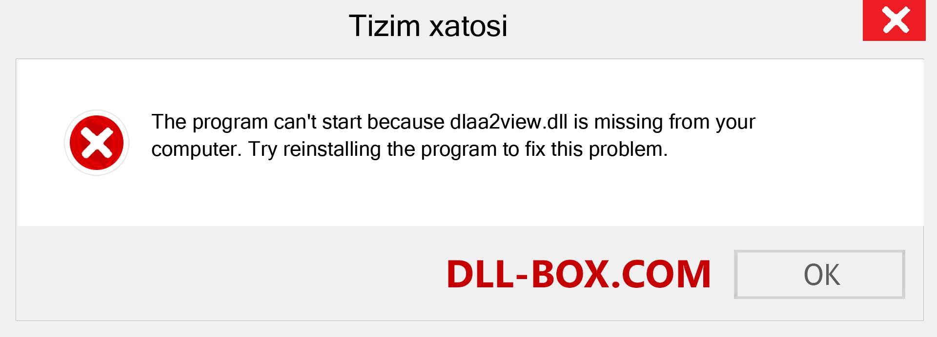 dlaa2view.dll fayli yo'qolganmi?. Windows 7, 8, 10 uchun yuklab olish - Windowsda dlaa2view dll etishmayotgan xatoni tuzating, rasmlar, rasmlar